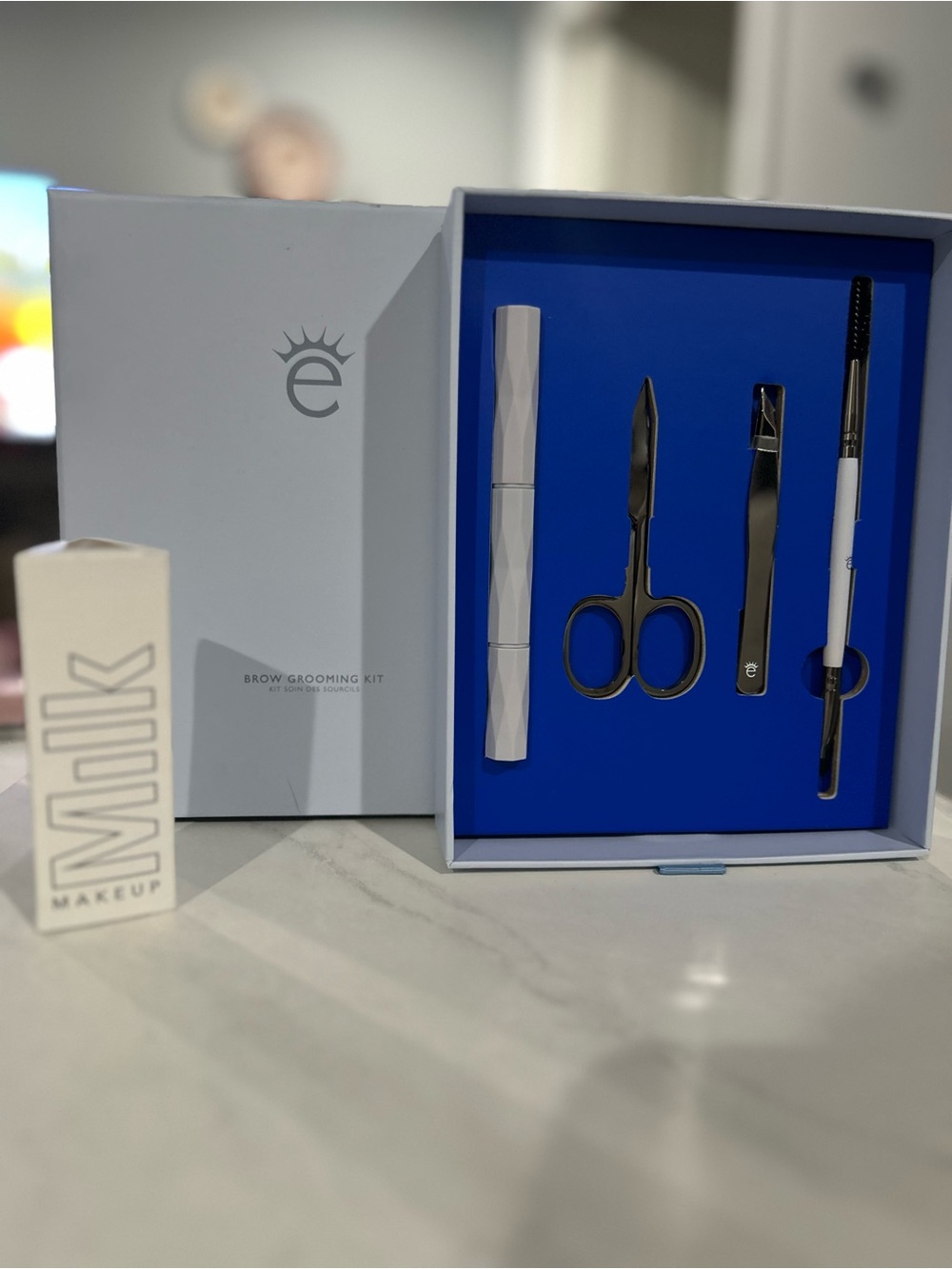 NEW Eyeko Brow Grooming Kit + Milk Makeup Kush Fiber Brow Gel Brow Bundle